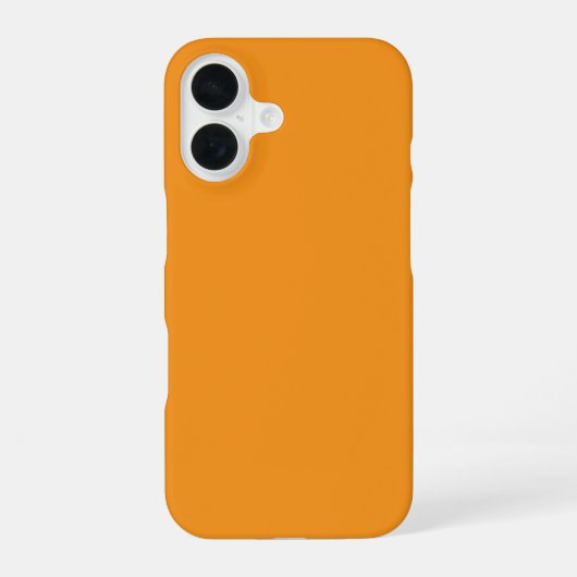 16 coque présente un boîtier iPhone orange vibrant et (Verso)