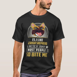 16 Es Ik Hou Meer Van Duitse Herders Dan De Meeste T-shirt