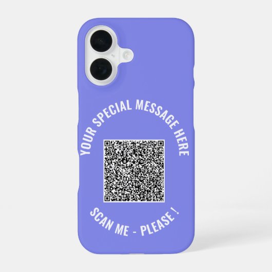 16 Exemple de coque iPhone avec QR Code Texte et Coul (Verso)
