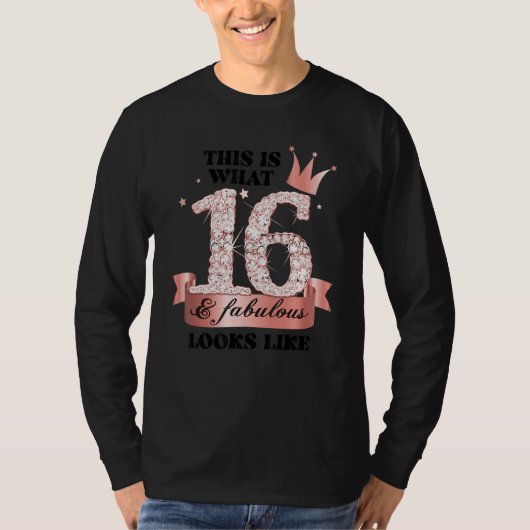 16 & Fabulous I Rose And White Party Group Candid T-shirt (Voorkant)