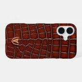 16 Faux Alligator Imprimé sur Coque iphone (Verso Horizontal)