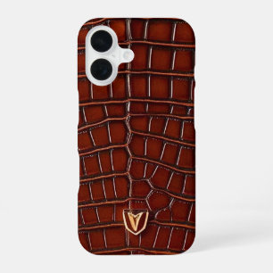 16 Faux Alligator Imprimé sur Coque iphone