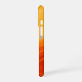 16 Fiery Orange Gold Marble iPhone / coque ipad (Côté gauche)