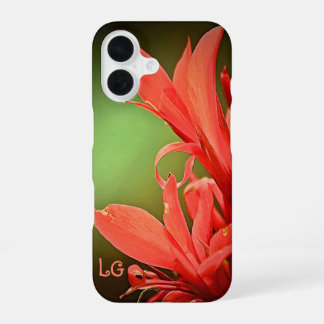 16 Fleur orange magnifique * coque iphone Coque-mat