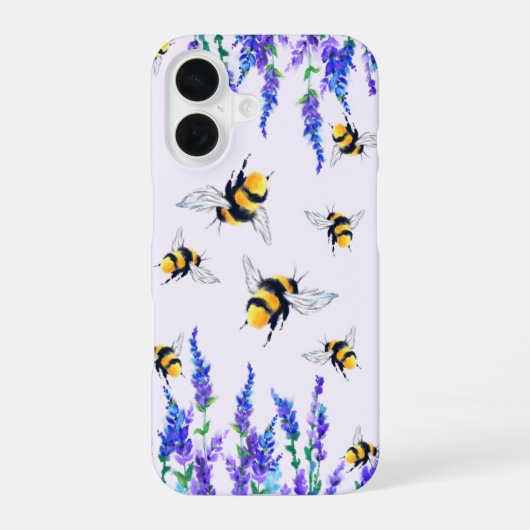 16 Fleurs et abeilles coque iphone volant (Verso)