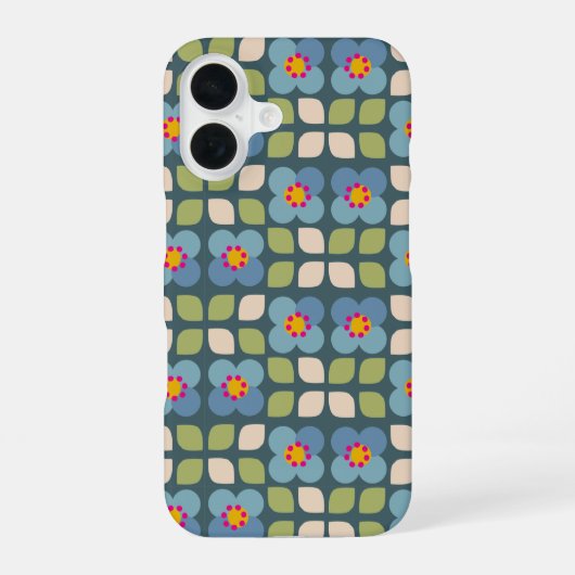 16 FLORA BLUSH - coque iphone botanique (Verso)