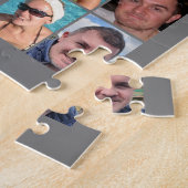 16 foto collage grijs en wit legpuzzel (Zijkant)