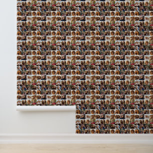 16 Foto collage - U viert foto's of instagram Behang