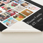 16 Foto DIY Collage Persoonlijk Sherpa Deken (3/4)