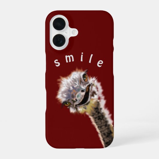 16 Funny Ostrich coque iphone (Verso)