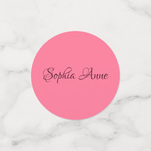 16 Gepersonaliseerde foto en roze zoete 16e verjaa Confetti (Kleine voorkant)