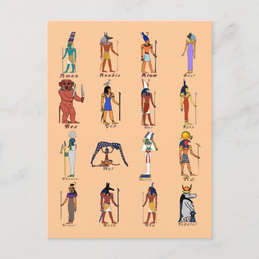 16 goden briefkaart (Voorkant)