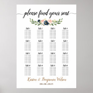 16 Grafiek voor grote weddenschappen op tafel Poster