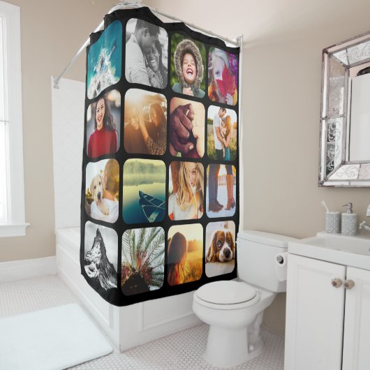 16 Het Zwarte Gordijn van de Shower van het Malpla (In situ)