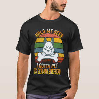 16 Hou Mijn Bier Even Vast Ik Moet Deze Duitse Her T-shirt