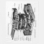 16 inch PISTOOL TURRENT Fleece Deken (Voorkant)