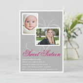 16 invitations à la fête d'anniversaire (Debout devant)