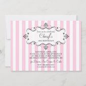 16 invitations à la fête d'anniversaire avec photo (Dos)