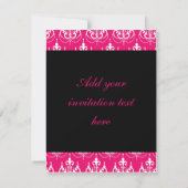 16 invitations à une fête (Dos)