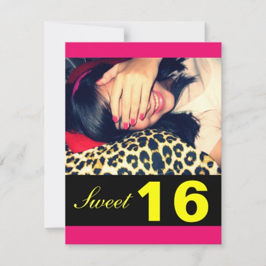 16 invitations à une fête (Devant)