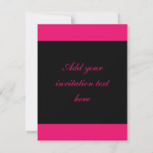 16 invitations à une fête (Dos)