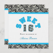 16 invitations à une fête (Devant / Derrière)