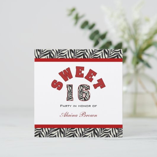 16 invitations à une fête (Debout devant)