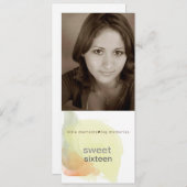 16 invitations sucrées (Devant / Derrière)