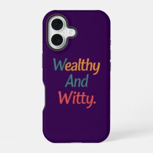 16 iPhone riche et Witty / coque ipad