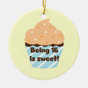 16 is Sweet Birthday T shirten en Gifts Keramisch Ornament