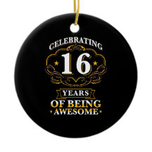 16 jaar Geweldige vieren