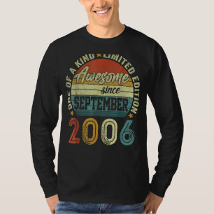 16 jaar oud Geweldige sinds september 2006 16e bi T-shirt