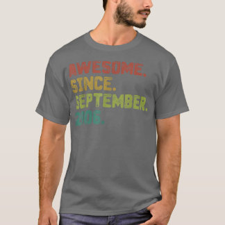16 jaar oude geschenken Geweldige sinds september  T-shirt