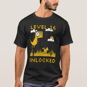 16 jaar oude variabele 'Birthday Gamer Level' Unlo T-shirt