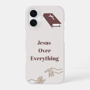 16 "Jésus sur tout" Coque iphone