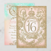 16 keer op een tijd prinses Zee schuim Kaart (Voorkant / Achterkant)