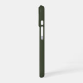 16 L'art de la Simplicité Coque iPhone Vert Olive (Côté gauche)