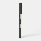16 L'art de la Simplicité Coque iPhone Vert Olive (Côté droit)