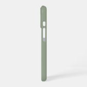16 L'art de la Simplicité Coque iPhone Vert Sage (Côté gauche)