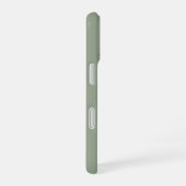 16 L'art de la Simplicité Coque iPhone Vert Sage (Côté droit)