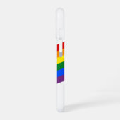 16 LGBT Pride Black & White Folk Art Cat coque iphone (Côté gauche)