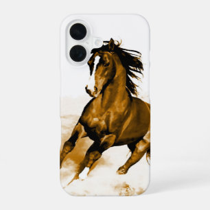 16 Liberté - Cheval en course Coque iPhone 6 robuste