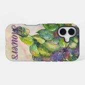 16 lilas fleurs iPhone / coque ipad (Verso Horizontal)