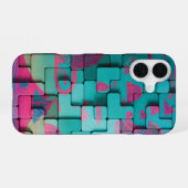 16 Neon Geometry Abstraction _ coque iphone (Verso Horizontal)