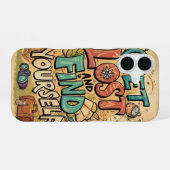 16 Obtenez perdu et trouvez vous-même _ coque iphone (Verso Horizontal)