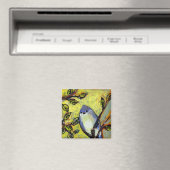 16 Oiseaux, no 12 - Aimant Carré (In Situ (Lave-vaisselle))