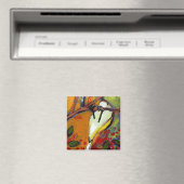 16 Oiseaux, no 14 - Aimant Carré (In Situ (Lave-vaisselle))