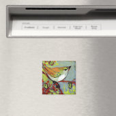 16 Oiseaux, no 15 - Aimant Carré (In Situ (Lave-vaisselle))