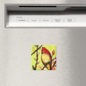 16 Oiseaux, no 3 - Aimant Carré (In Situ (Lave-vaisselle))