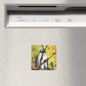 16 Oiseaux, no 5 - Aimant Carré (In Situ (Lave-vaisselle))